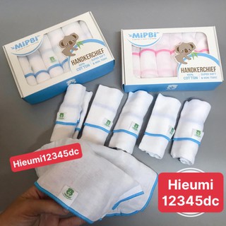Mipbi - hộp 6 khăn sữa 2 lớp/ 3 lớp/ 4 lớp