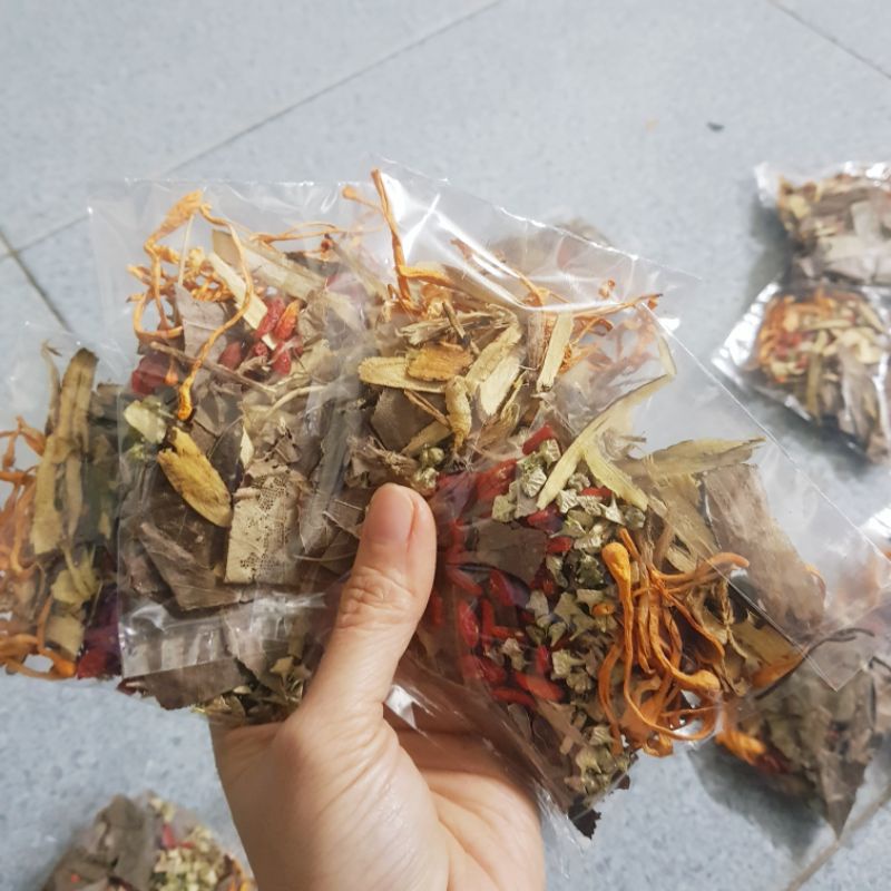 Set 10 gói trà bổ thận dương mix sẵn , bổ thận. mạnh gân cốt