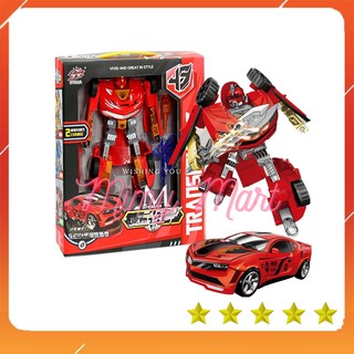 Ghép Robot Biến Hình Thành Ô Tô 2 Trong 1