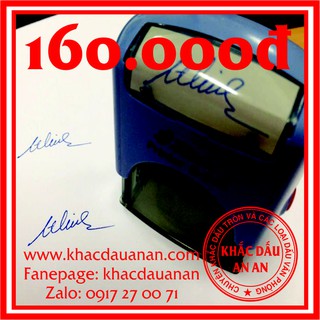 Khắc Dấu Chữ Ký - dấu s844, 21x57mm