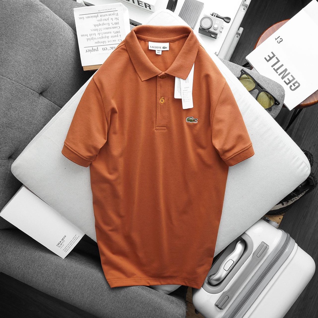 Áo Thun Polo Nam Cổ Bẻ LC Logo Thêu Cao Cấp, Chất Vải Cá Sấu Cotton Co Giãn Tốt