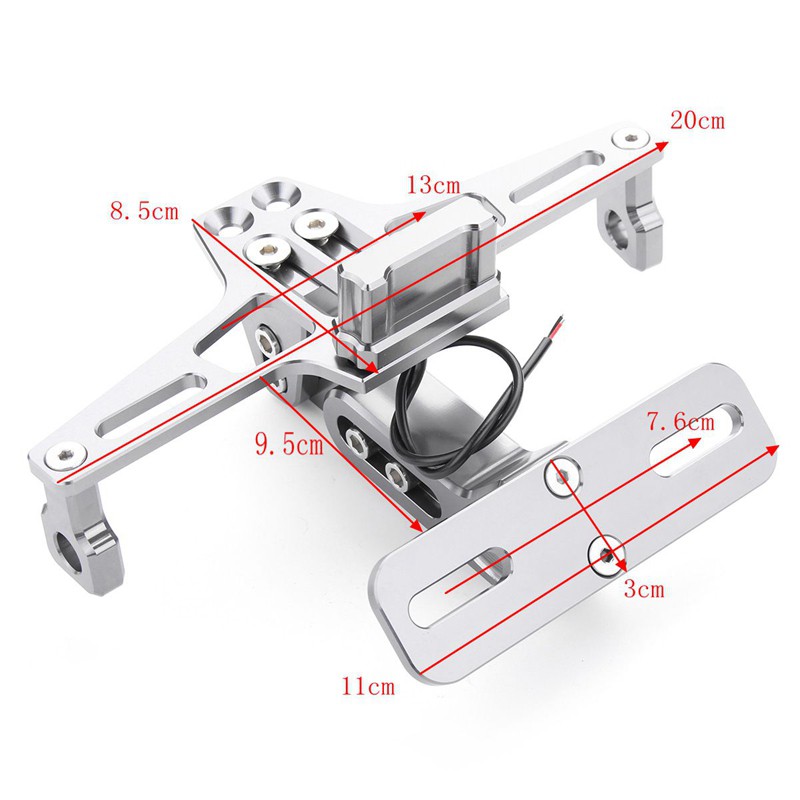 Giá Đỡ Biển Số Xe Máy Dành Cho Yamaha Bws R25 R3 Mt03 Msx