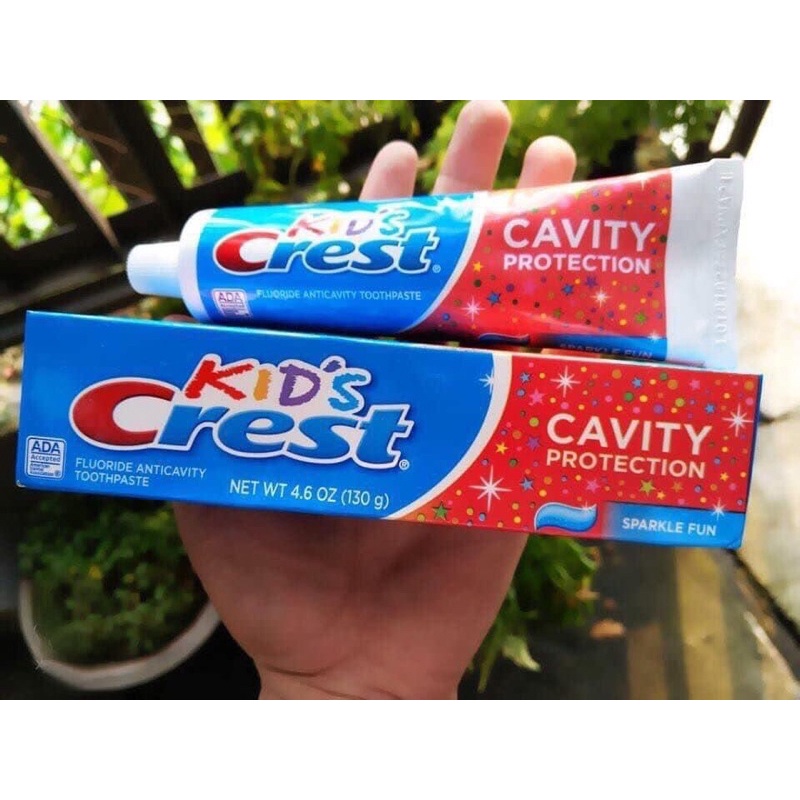 [date 2024]Kem đánh răng Crest Kid's Cavity protection 130g