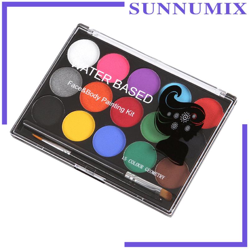 Bảng Màu Vẽ Cơ Thể Hóa Trang Halloween Chuyên Nghiệp