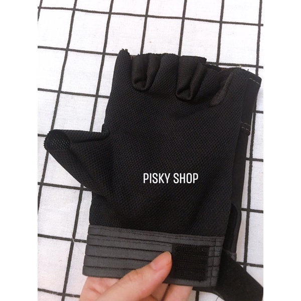 Găng Tay Nam Cụt Ngón Lái Xe , Phượt. Tập Gym 🚴🏻‍♂️🚴🏻‍♂️🚴🏻‍♂️