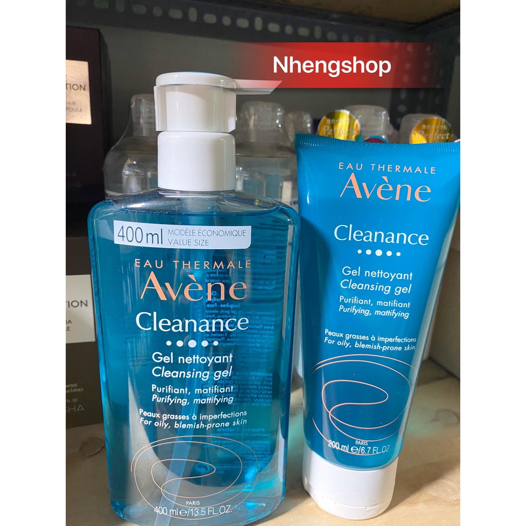 [Mẫu mới] Sữa rửa mặt da dầu mụn Avene Cleanance