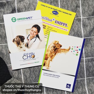 Sổ theo dõi sức khỏe, lịch tiêm phòng chó