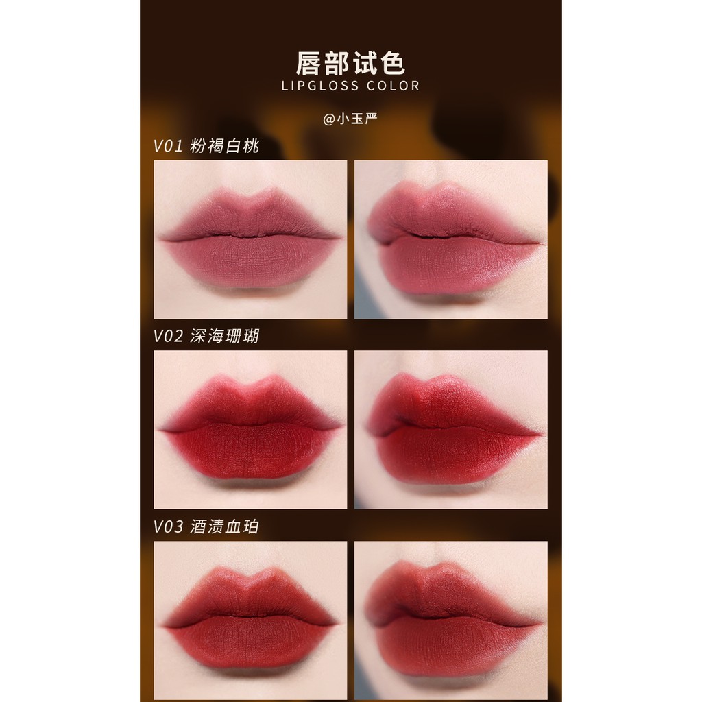 (hàng Mới Về) Son Kem Lì Joocyee Yeast V01 Lên Màu Chuẩn Đẹp | BigBuy360 - bigbuy360.vn