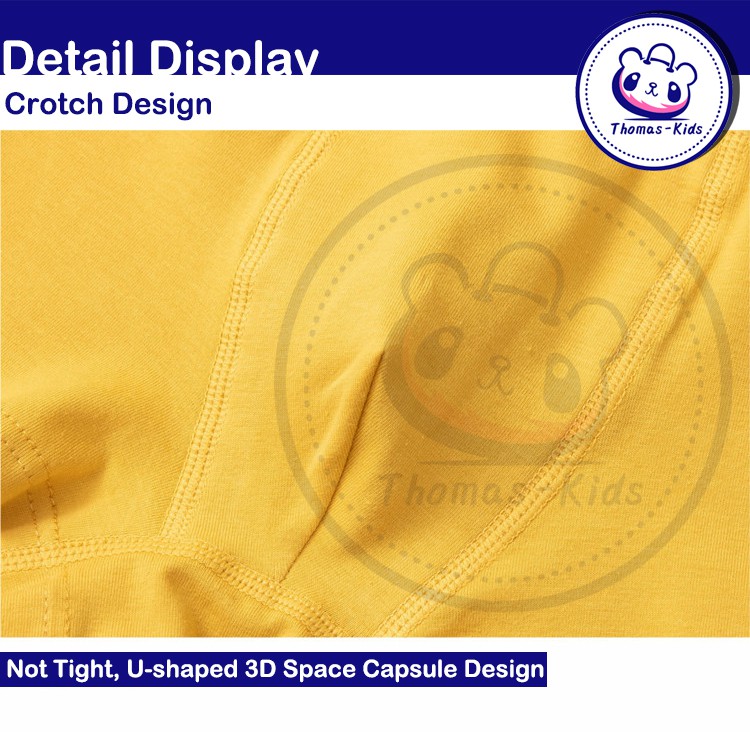 Set 5 Quần Lót Boxer 100% Cotton Kháng Khuẩn Thoải Mái An Toàn Cho Bé Trai 3-12 Tuổi