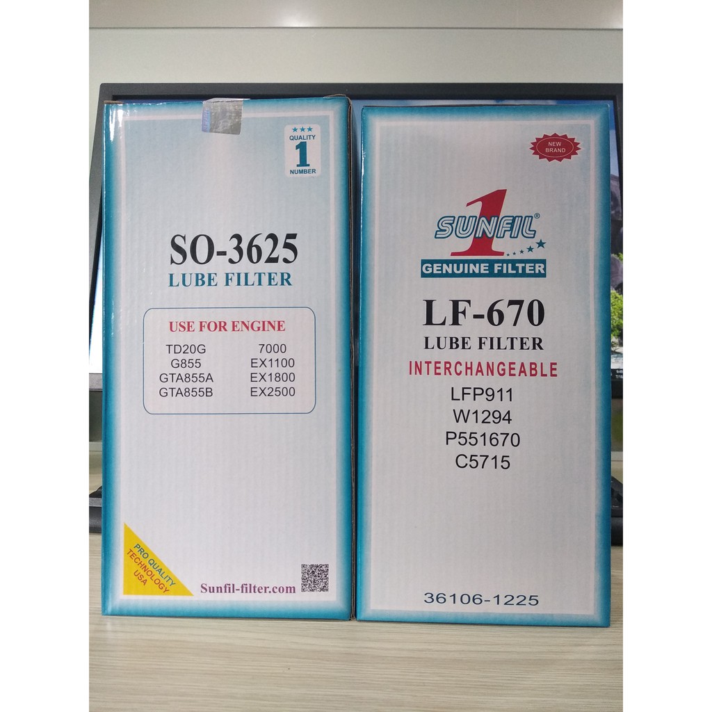 Lọc nhớt động cơ CUMMINS LF670 - Sunfil 1