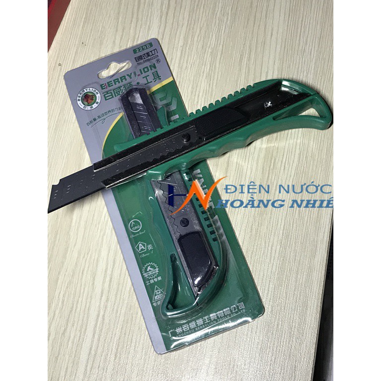 COMBO dao rọc giấy + lưỡi dao rọc giấy giá rẻ,dao cắt giấy tốt LS