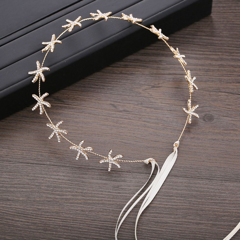 Set Cài Tóc + Khuyên Tai Cô Dâu Đính Đá Lấp Lánh