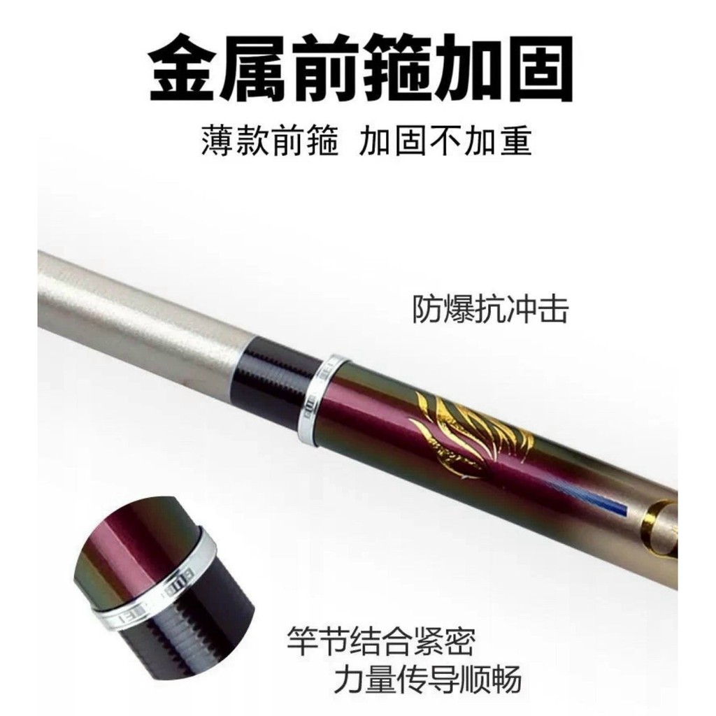 Cần câu tay GW  6H, cần câu đơn câu đài, chất liệu carbon