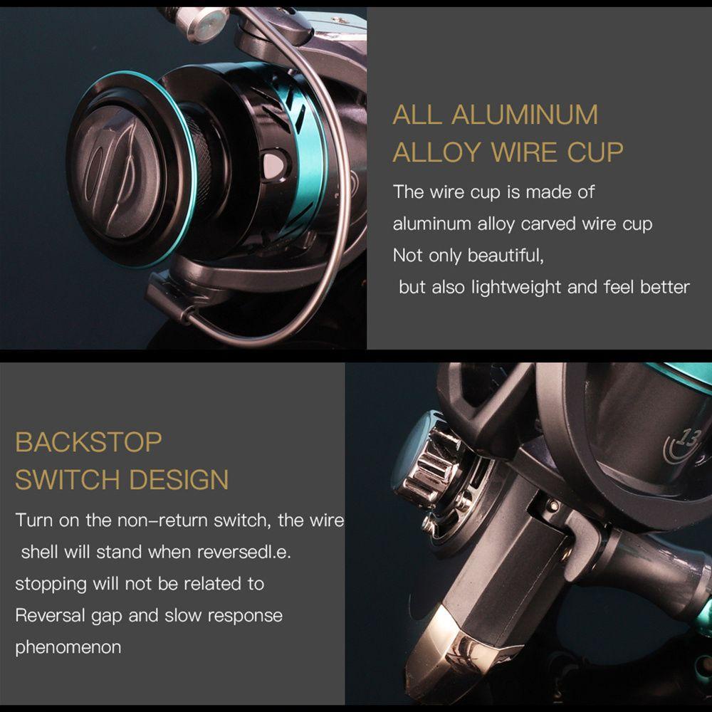 MUVAKO Máy Câu Cá Tốc Độ Cao DK 1000-7000