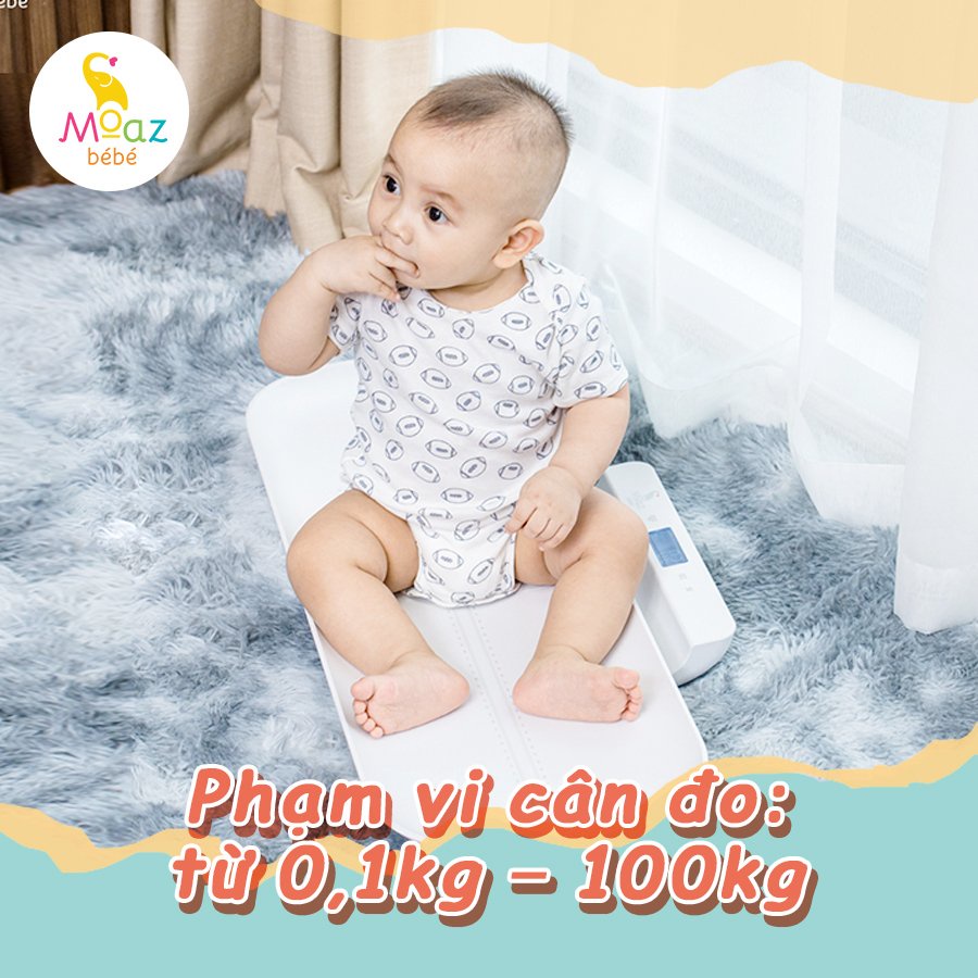 Cân điện tử cho mẹ và bé Moaz bebe Mb-022 hàng chính hãng bảo hành 1 năm
