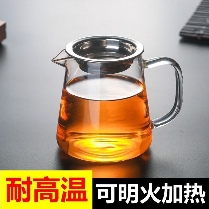 Bộ Ấm Trà Bằng Thủy Tinh Dày Dặn Cách Nhiệt Tiện Dụng