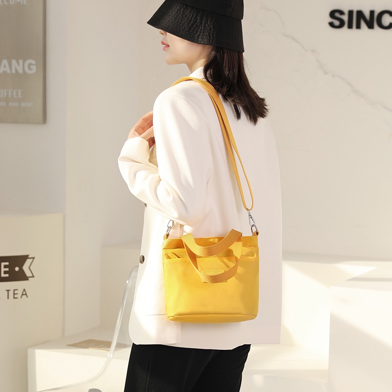 Túi Xách Canvas Siêu Nhẹ Chống Thấm Nước Thời Trang Cho Nữ