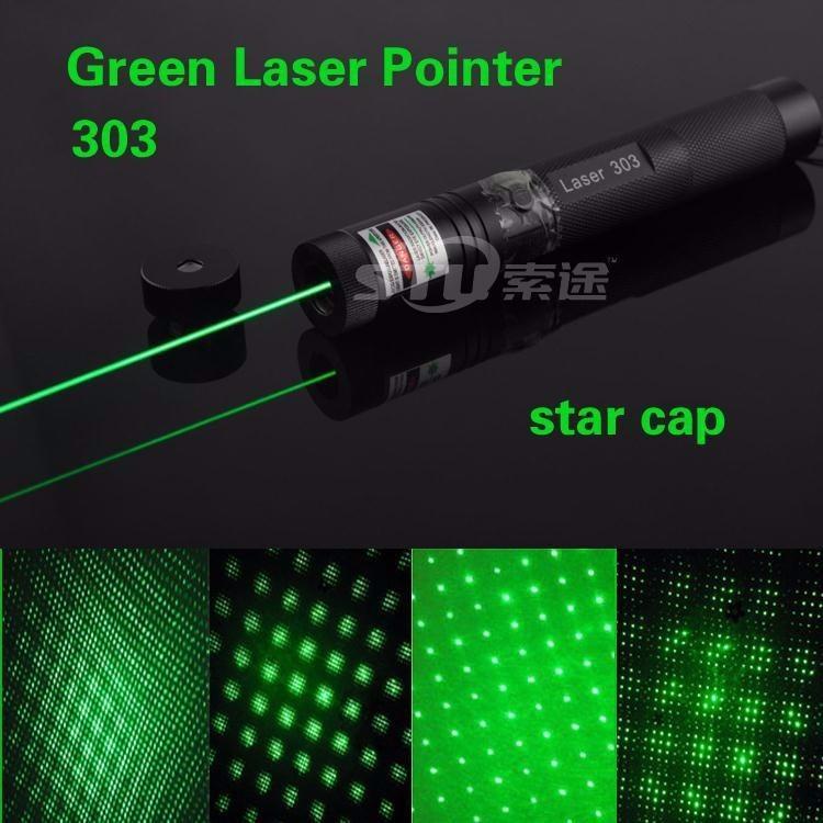 Đèn laser 303 ánh sáng xanh cực cao / Con trỏ laser di động / Gói đèn laser / Bộ sạc pin Li-ion / Chìa khóa an toàn