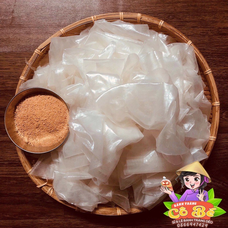 [ COMBO SIÊU GHIỀN ] Bánh Tráng Phơi Sương 300gr + 50gr Muối Ngon