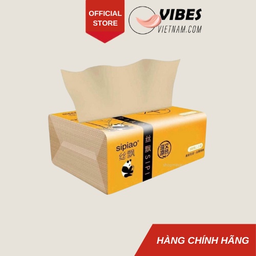 Khăn giấy ăn gấu trúc siêu dai 1 gói Sipiao 6021 - vibesvietnam