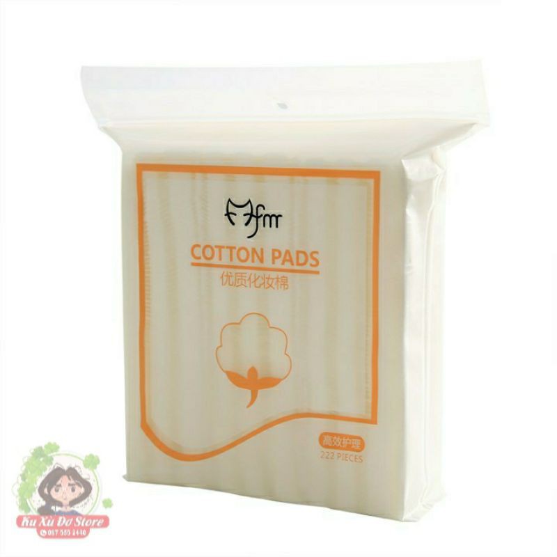 Bông tẩy trang cotton pads 222 miếng 2 mặt 3 lớp mềm mại an toàn cho da nhạy cảm SURI MINA STORE | BigBuy360 - bigbuy360.vn