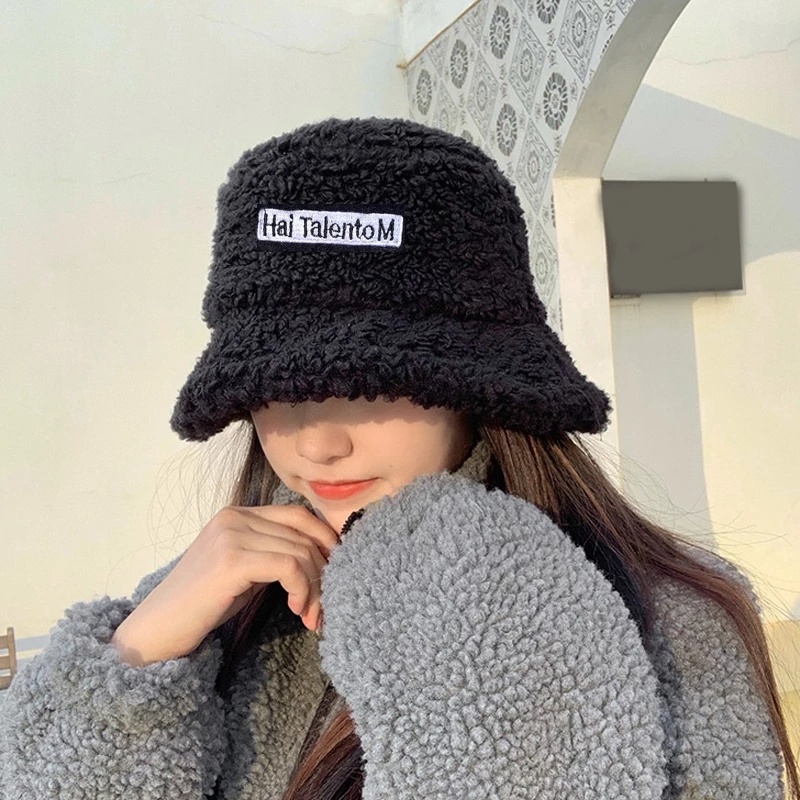 Nón Tai Bèo Bằng Vải Nhung Lông Cừu Nhân Tạo Dày Dặn Giữ Ấm Hợp Thời Trang Mùa Đông