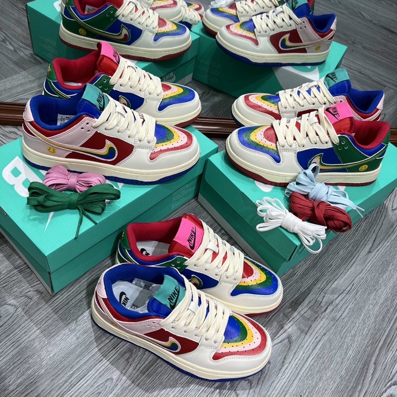 Giày thể thao_Nike 7 màu, jordan thấp cổ 7 màu cao cấp nữ Full Box Đủ Size 36_39