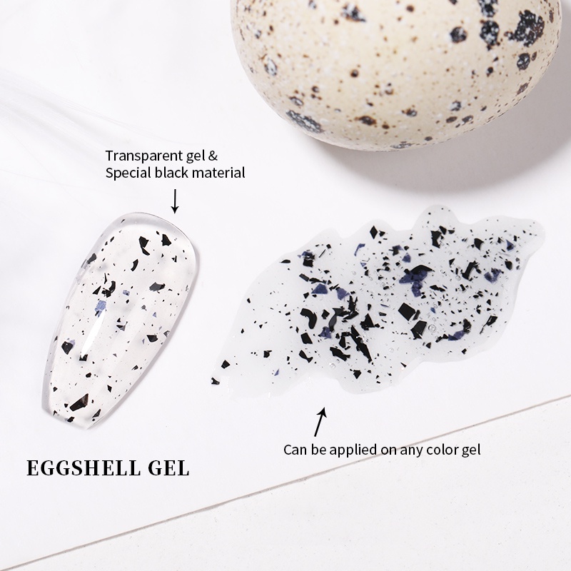 [Hàng mới về] Sơn gel LILYCUTE trong suốt hiệu ứng vỏ trứng độc đáo trang trí móng nghệ thuật