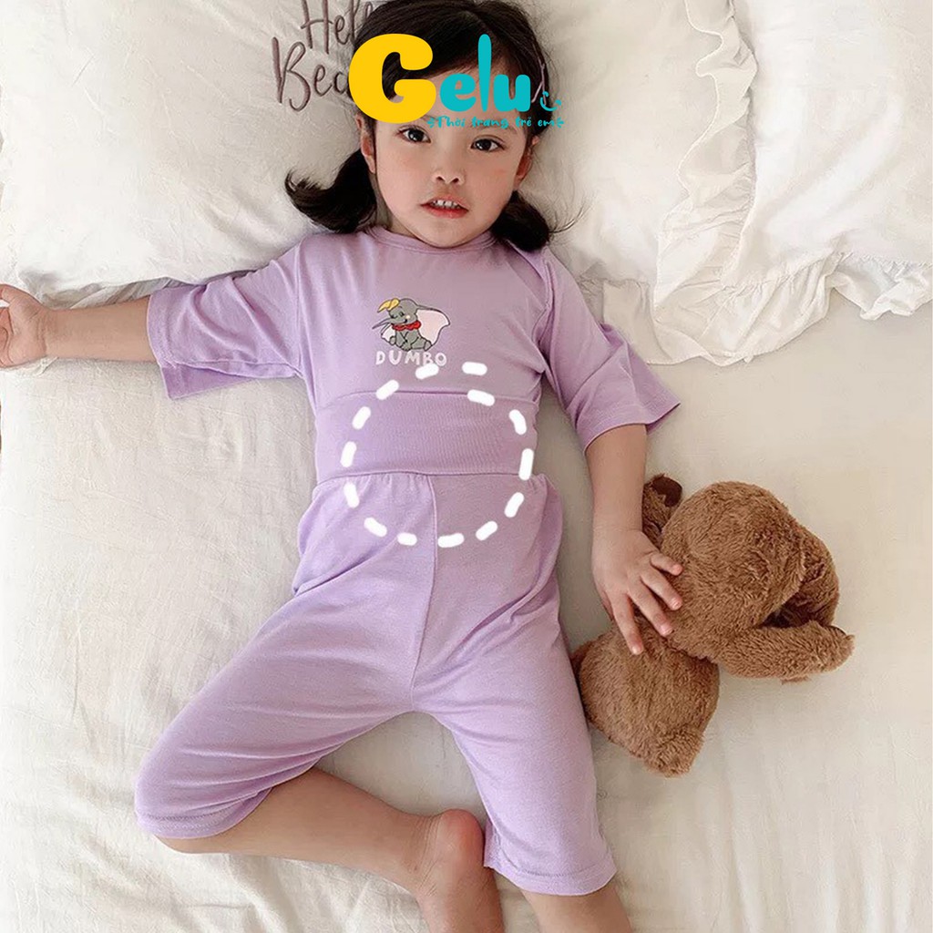 Bộ quần áo trẻ em mặc nhà cho bé nhiều màu chất thun lạnh cạp cao siêu mềm co giãn - GELU GLQA18