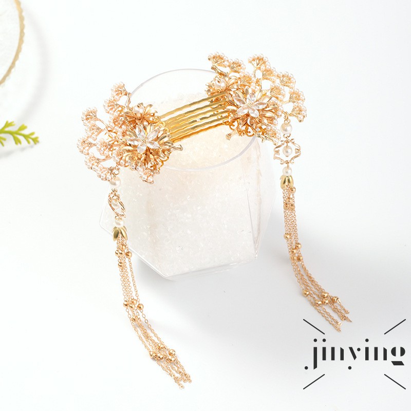 GETNOIVAS Bộ Trâm Cài Tóc Phong Cách Trung Hoa Thanh Lịch Dành Cho Nữ