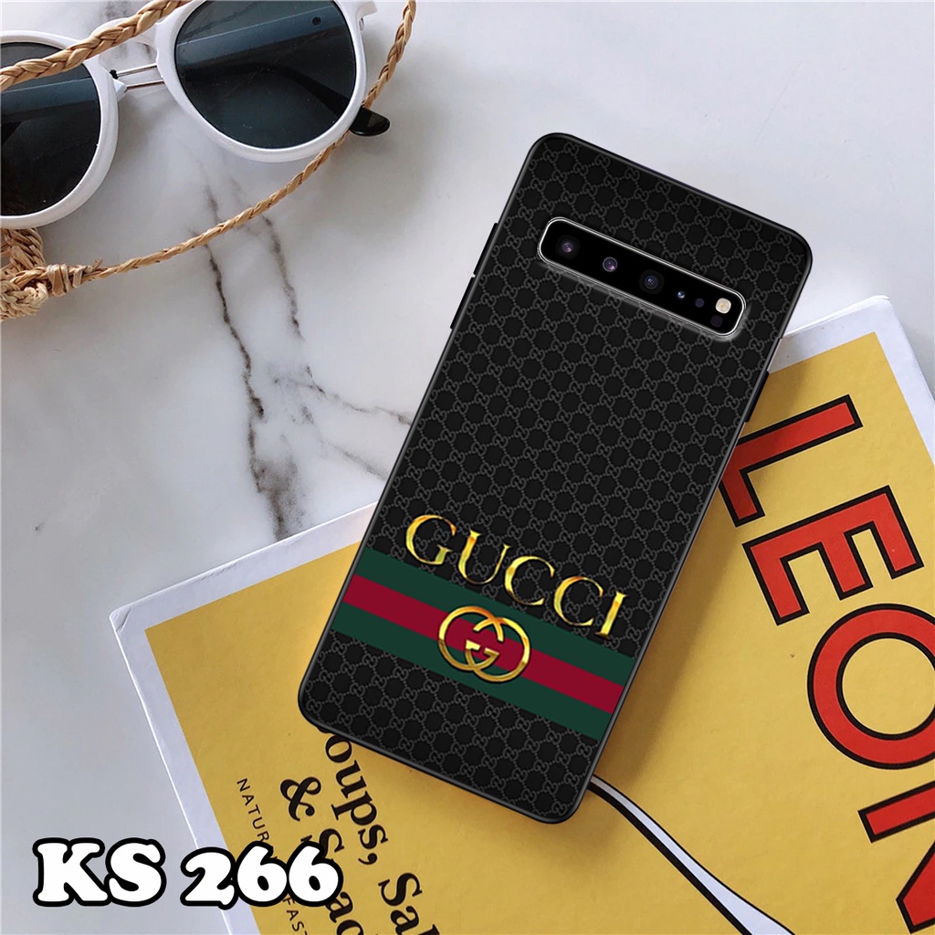 Ốp lưng Samsung S10 - S10 Plus - S10 5G - S10 Lite - S10e - Ốp Samsung in hình ＧＵＣＣＩcực sang trọng - Lưng nhám viền TPU