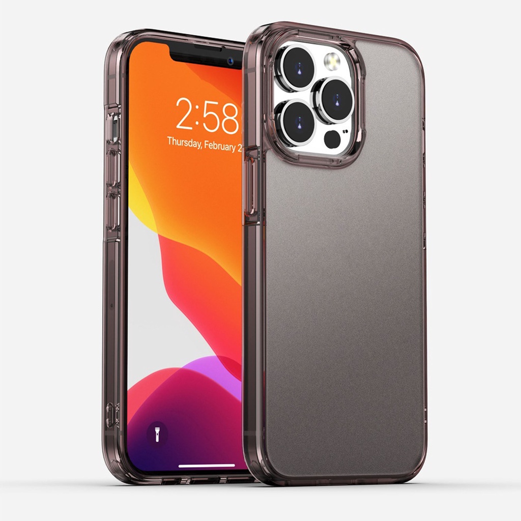 Ốp Lưng Likgus Nhám iP 14/14Pro/14Promax/13/13Pro/13Promax/12Promax Không Ố Màu Hiệu Likgus - Hàng Chính Hãng