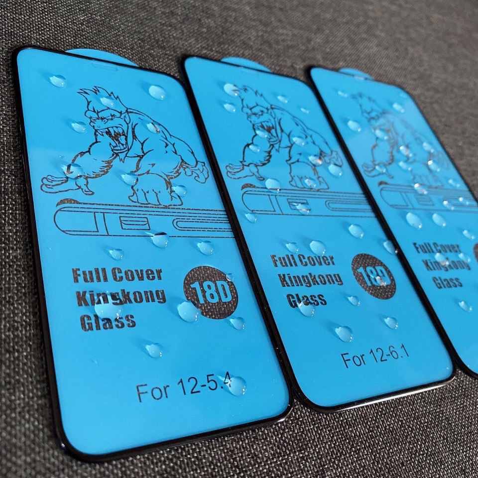 Kính cường lực kingkong 18D chống vỡ viền dành cho iphone