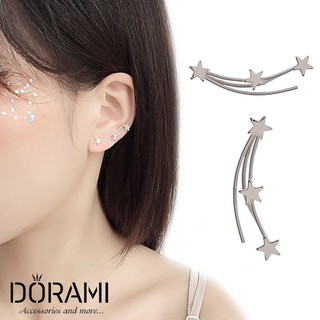 Bông tai dãy ngân hà, bông tai nữ, bông tai bạc, bông tai ngôi sao dễ thương