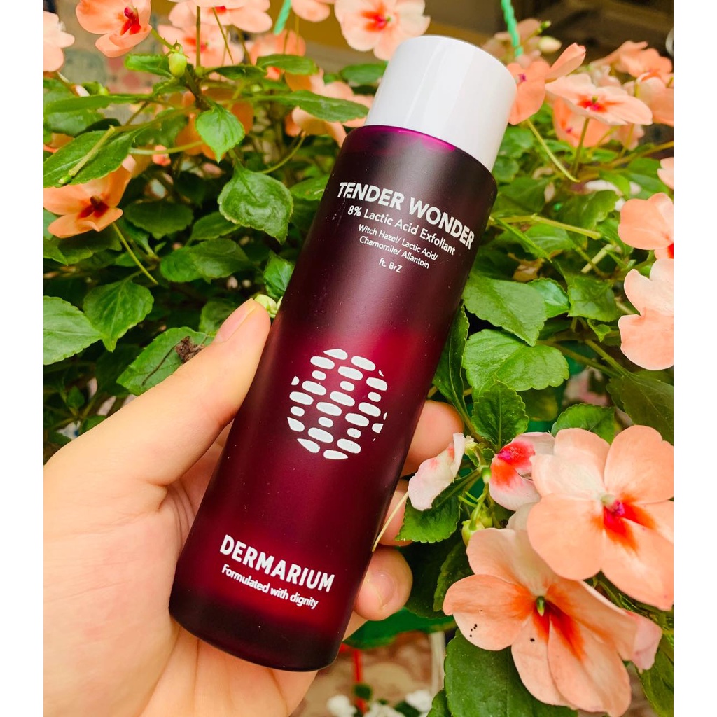 Toner Acid AHA Làm Sạch Dermarium Tender Wonder 8% Lactic Acid 150ml - Tiệm Cô Chi PY