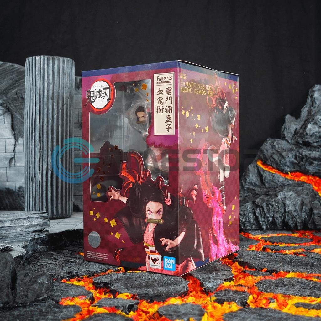 Mô hình Kimetsu no Yaiba Kamado Nezuko Blood Demon Art Figuarts Zero BANDAI 24cm Mô hình tĩnh Chính hãng Nhật KYBD05