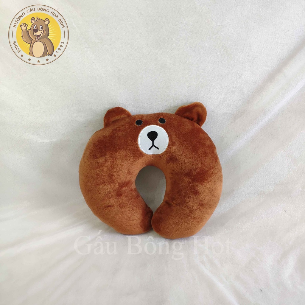 GẤU BÔNG Gối Chữ U Hình Trái Bơ Êm Mềm Đẹp ❤️Xưởng Gấu Hoa Bình❤️