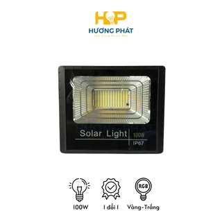 ĐÈN PHA LED NĂNG LƯỢNG MẶT TRỜI 100W