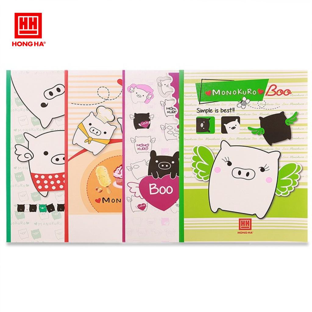 10 quyển Vở 4 ly ngang Hồng Hà 200 trang South Star Heo xinh 0754 dành cho học sinh miền Trung - Nam