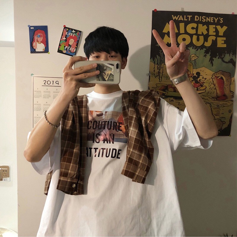 Áo thun Bivota áo phông nam nữ form rộng tay lỡ siêu đẹp | BigBuy360 - bigbuy360.vn