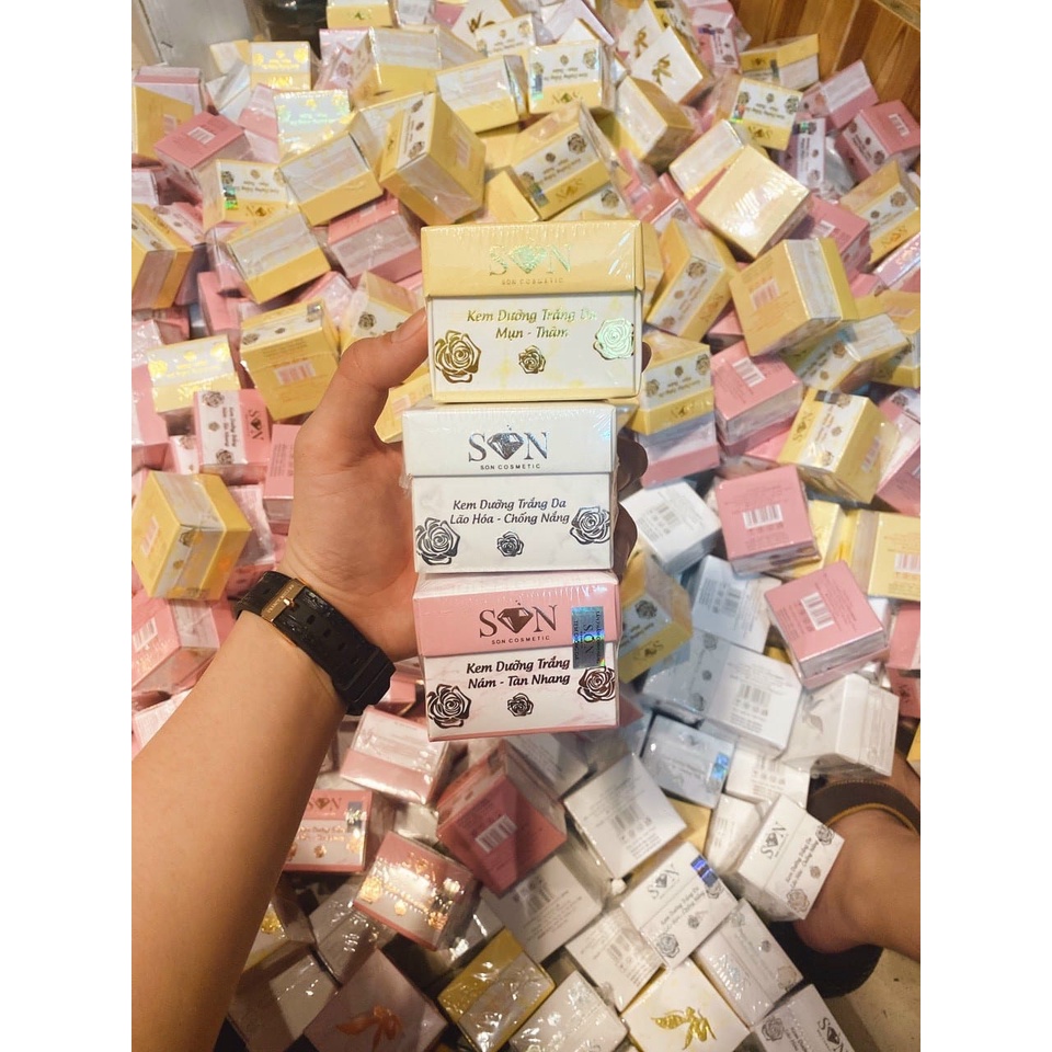 SIÊU PHẨM KEM FACE SON TÓC TIÊN- KEM FACE TRẮNG DA.MỜ THÂM MỤN,MỜ NÁM