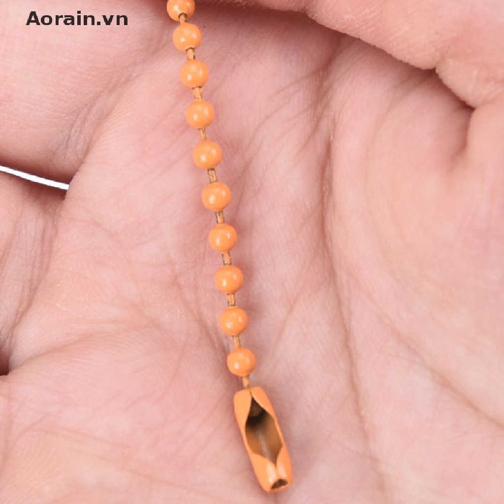 Bộ 10 Hạt Tròn Đầy Màu Sắc 2.4mm Làm Đồ Thủ Công