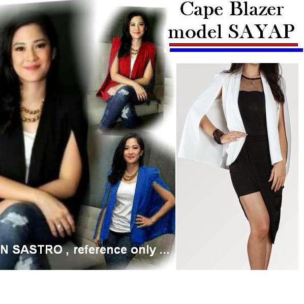 ☁ Áo Khoác Blazer Họa Tiết Đôi Cánh size L Thời Trang Công Sở Cho Nữ | BigBuy360 - bigbuy360.vn