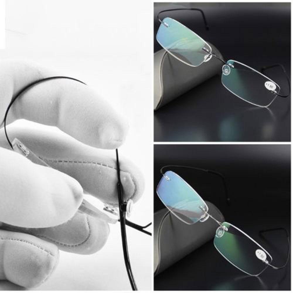 EUCA Kính Đọc Sách Unisex Bằng Titanium Siêu Nhẹ