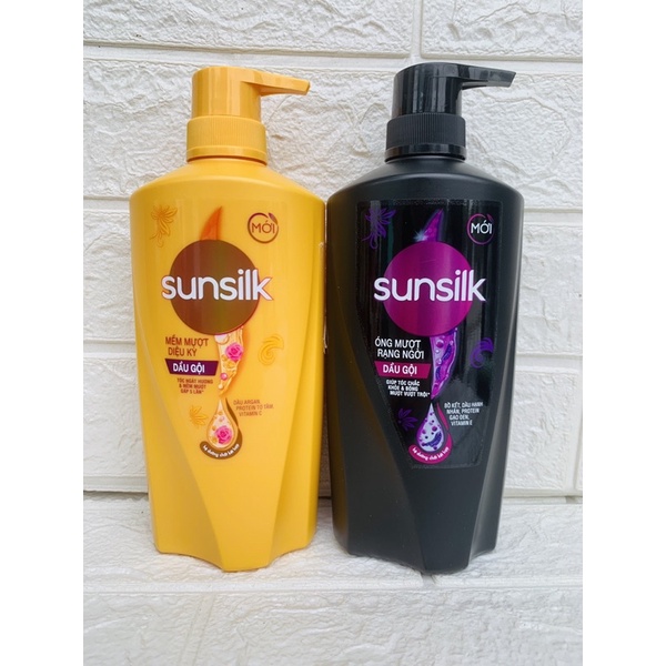 DẦU GỘI SUNSILK ÓNG MƯỢT RẠNG NGỜI/MỀM MƯỢT DIỆU KỲ LOẠI 650G