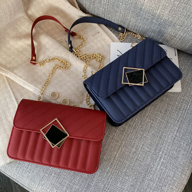 Túi đeo chéo IELGY dây dạng xích thời trang dành cho nữ