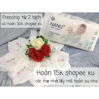 Com bô 50 miếng bỉm quần Nanu, Mijjuku, Eroshop, Gou kid size M, L, XL, XXL, XXXL