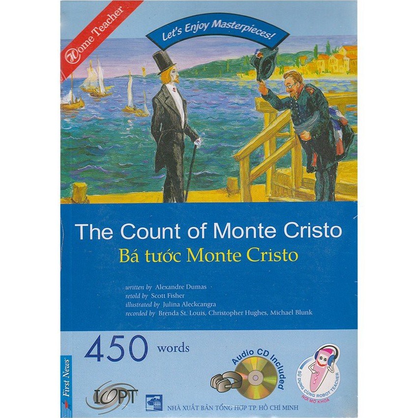 Sách Happy Readers Bá Tước Monte Cristo (450 words kèm QR) - First News