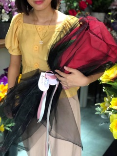 Hoa hồng sáp 1 bông