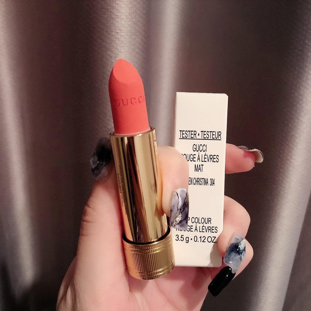 Son Gucci Tester Dòng Matte và Satin  -  Tester Box Trắng Như Ảnh Chụp